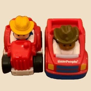 Fisher Price Little People in Tractor 🚜 and Truck 🛻